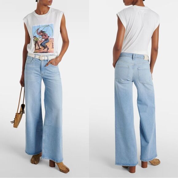 Citizens Of Humanity Denim - CITIZENS OF HUMANITY Loli mid-rise wide-leg jeans
